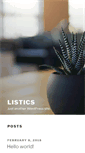 Mobile Screenshot of listics.com